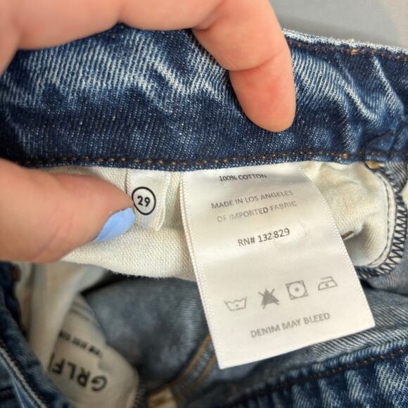 GRLFRND Kate Low Rise Slim Crop Jean in Hidden Hills - Picture 11 of 11